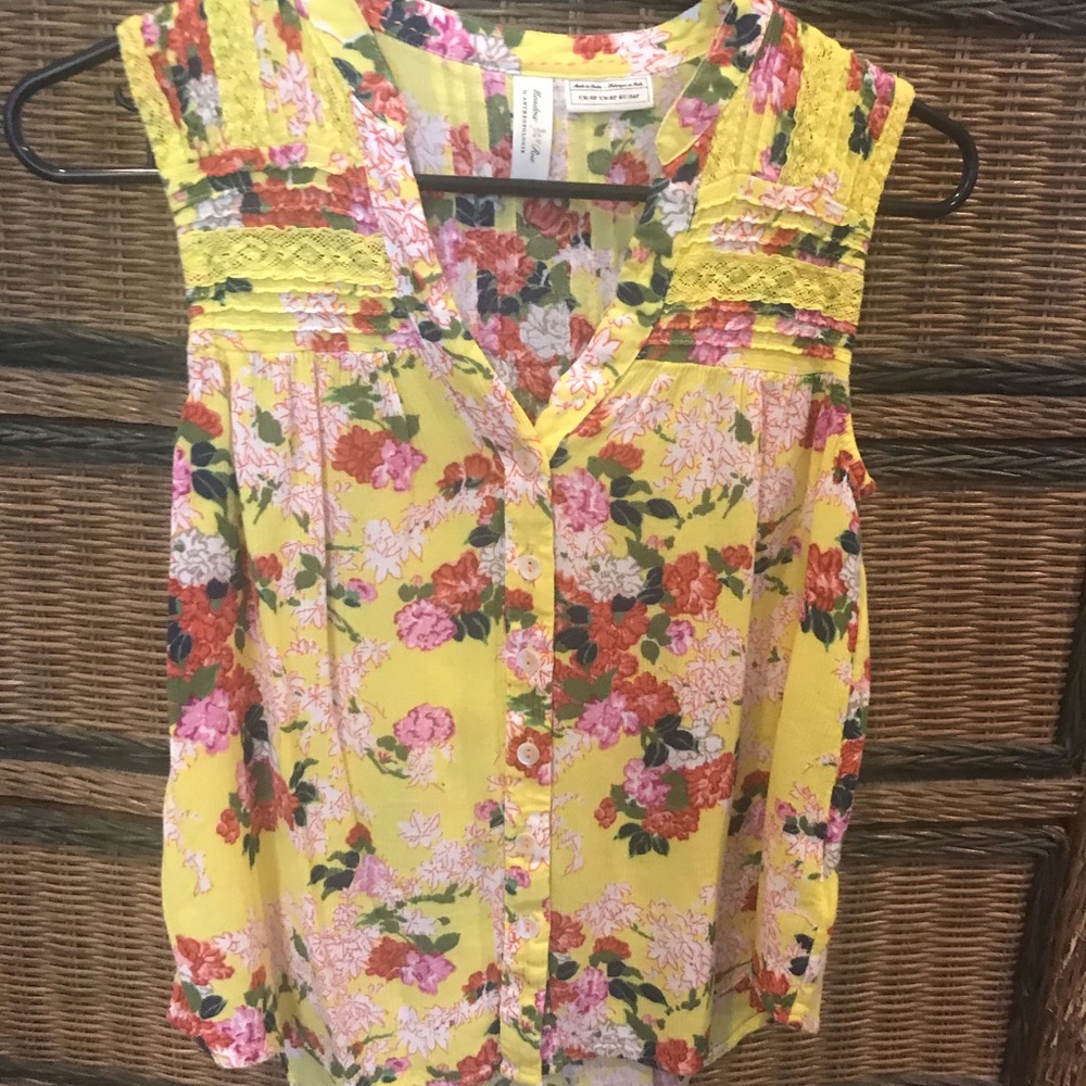 Anthropologie Sleeveless Top